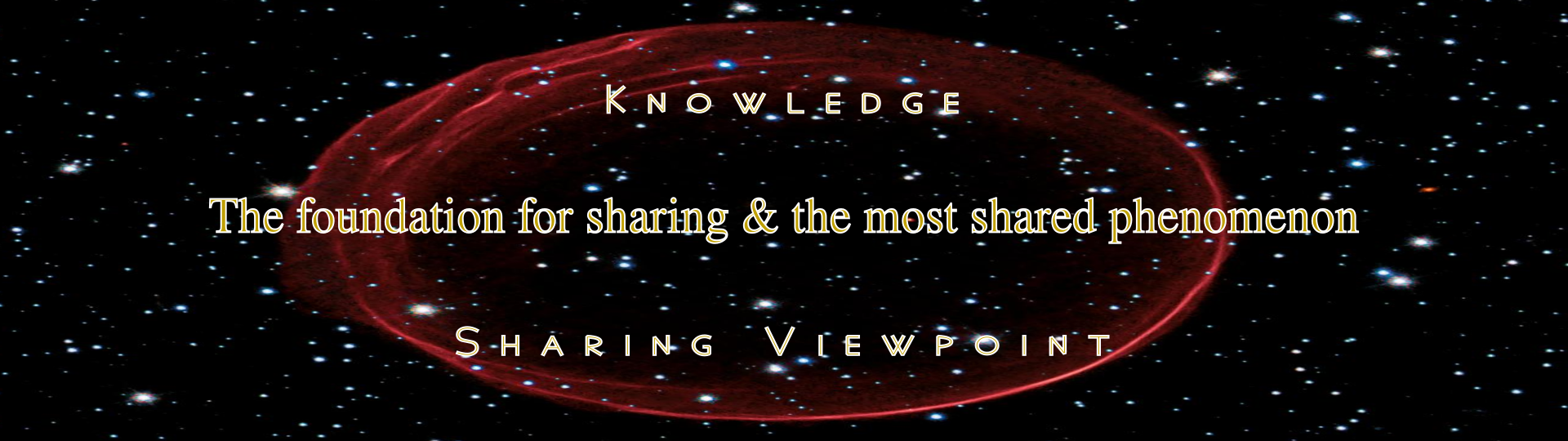 Knowlwdge from a sharing viewpoint